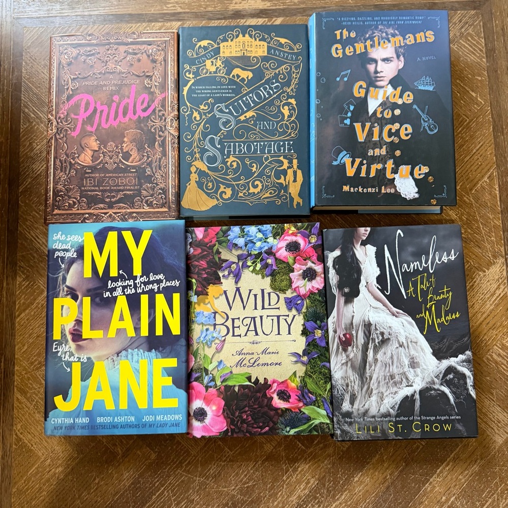 Hardcover Fantasy and Fiction Books (2 for $30)